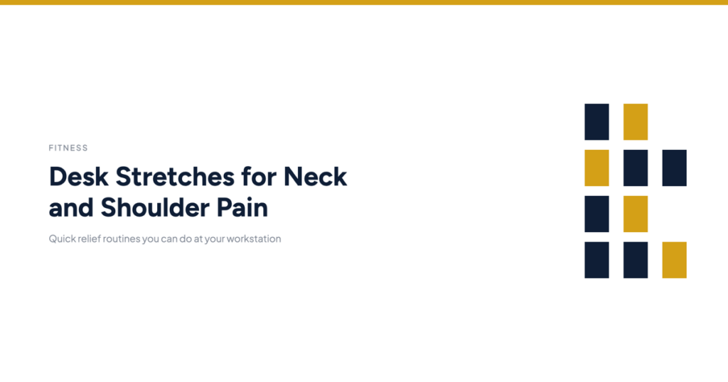 desk stretches cover image