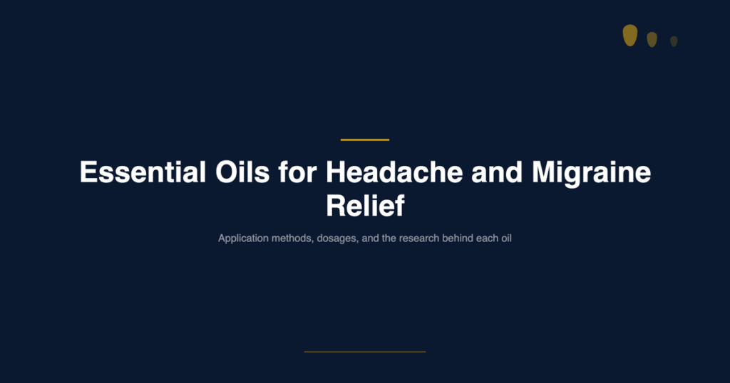 essential oils headache cover image